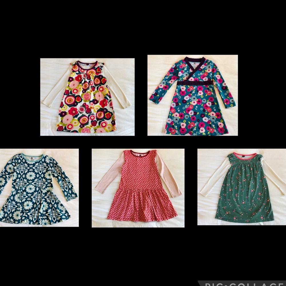 Bundle of 5 Tea Collection dresses, size 6